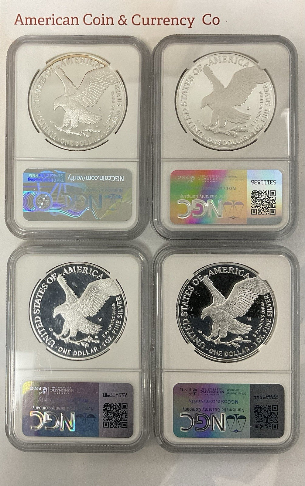 American Eagle 4-Coin Proof Set 2022-2025 NGC PF70UCAM Advanced Release