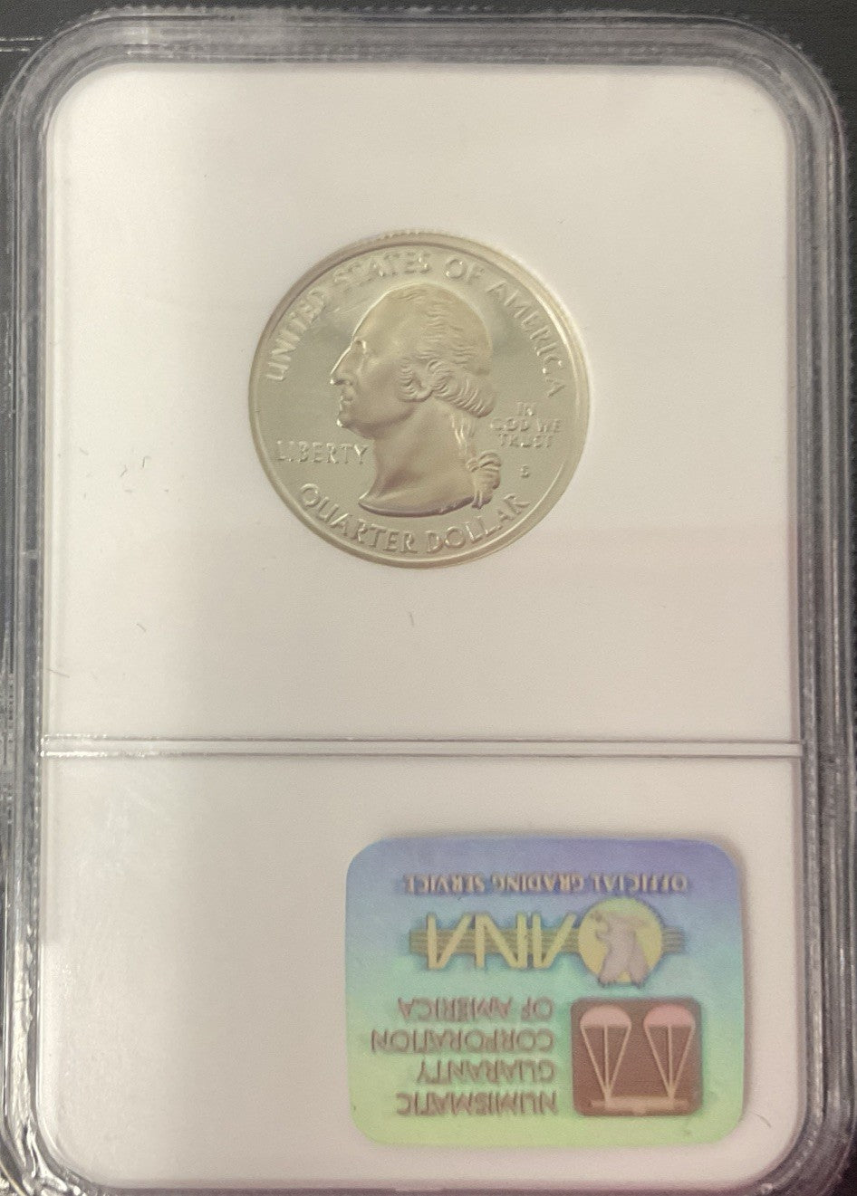 1999 S Silver 25C Delaware PF69 Ultra Cameo