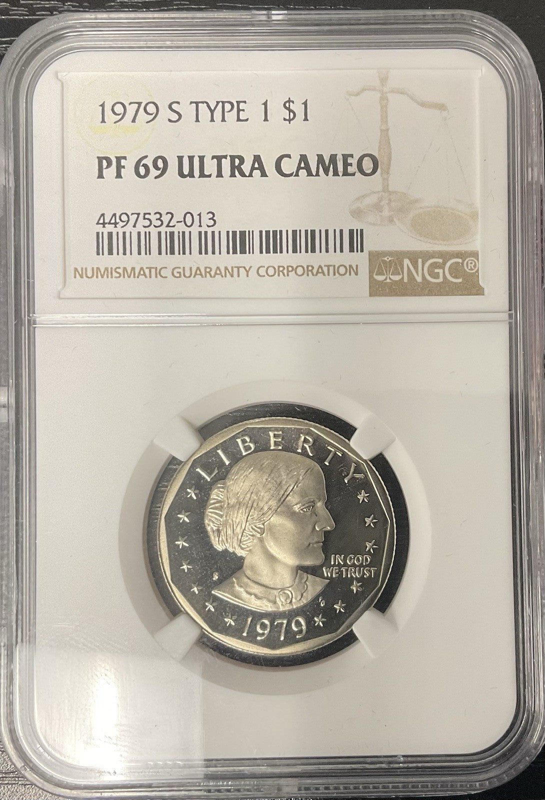 1979 S Type 1 $1 NGC PF69 Ultra Cameo