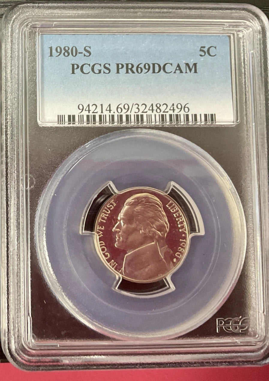 1980-S Nickel PCGS PR69DCAM
