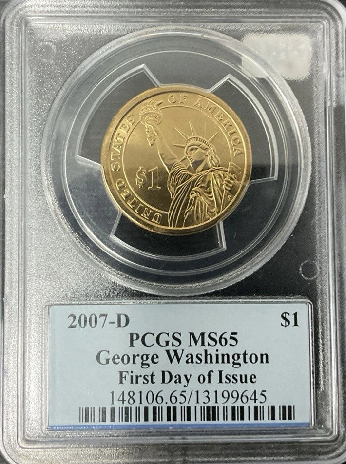 2007-D $1 PCGS MS65 George Washington FDI