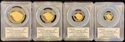 2026-W American Gold Eagle Set PCGS PR70DCAM | Advanced Release | Damstra